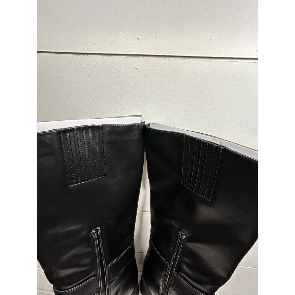 NIB-The Drop Women's Sage Tall Biker Boot w/ Buckles Backl Size 9 NEW - Picture 6 of 13